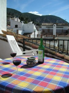 Drinks on terrace